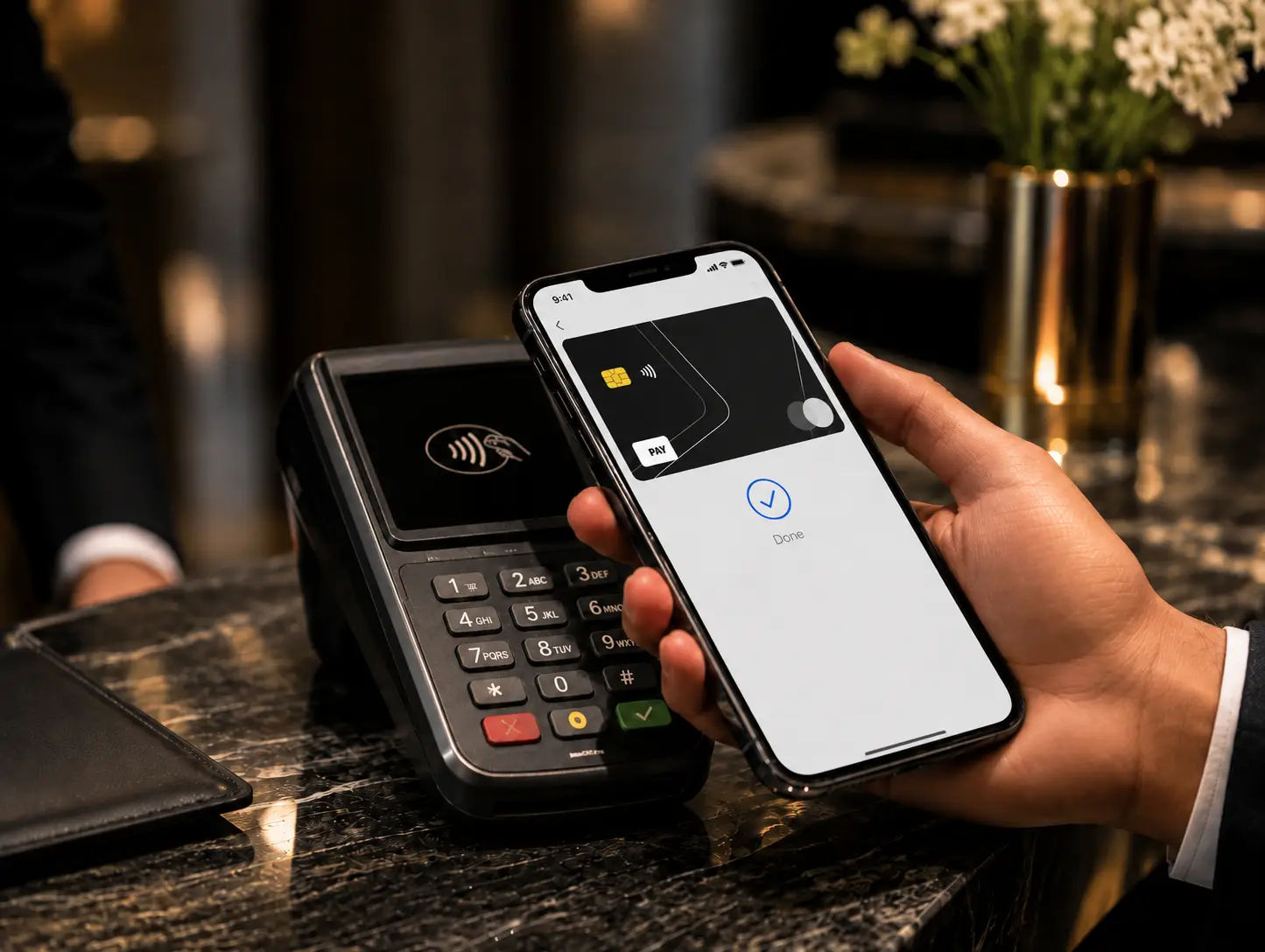 Pagamento por aproximação com cartão Pay