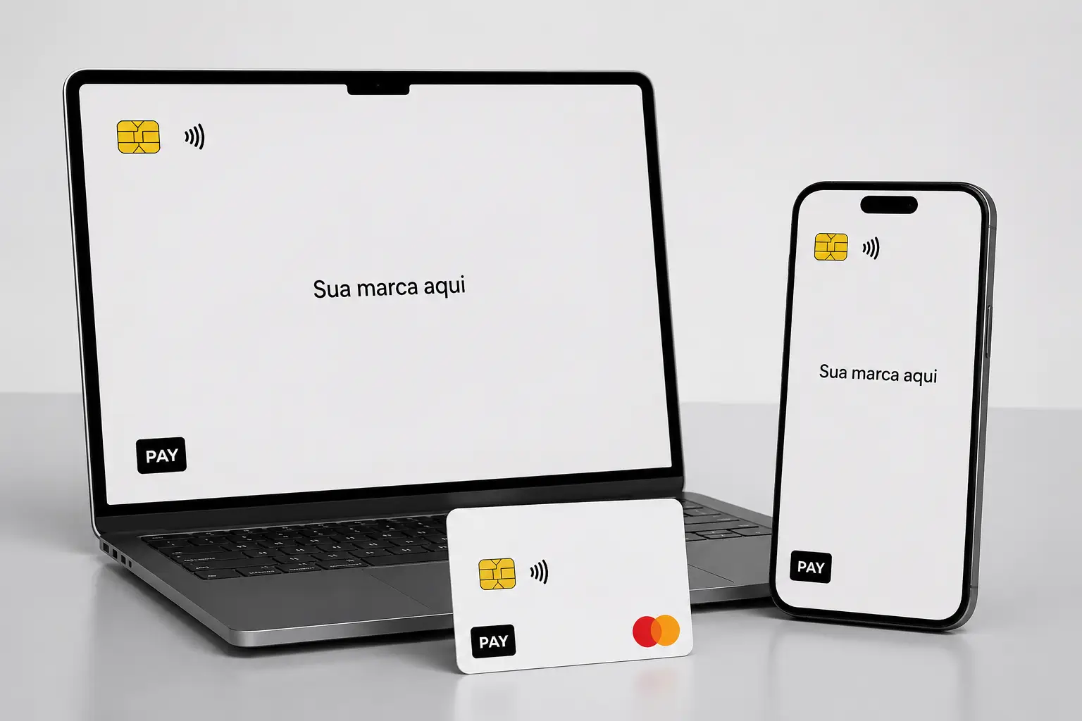 Cartão e interfaces white label Pay
